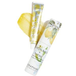 Seraphine Botanicals Lemon Balm + Thyme Nourishing Lip Scrub